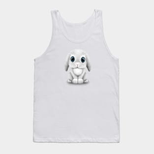 Cute White Baby Bunny Rabbit Tank Top